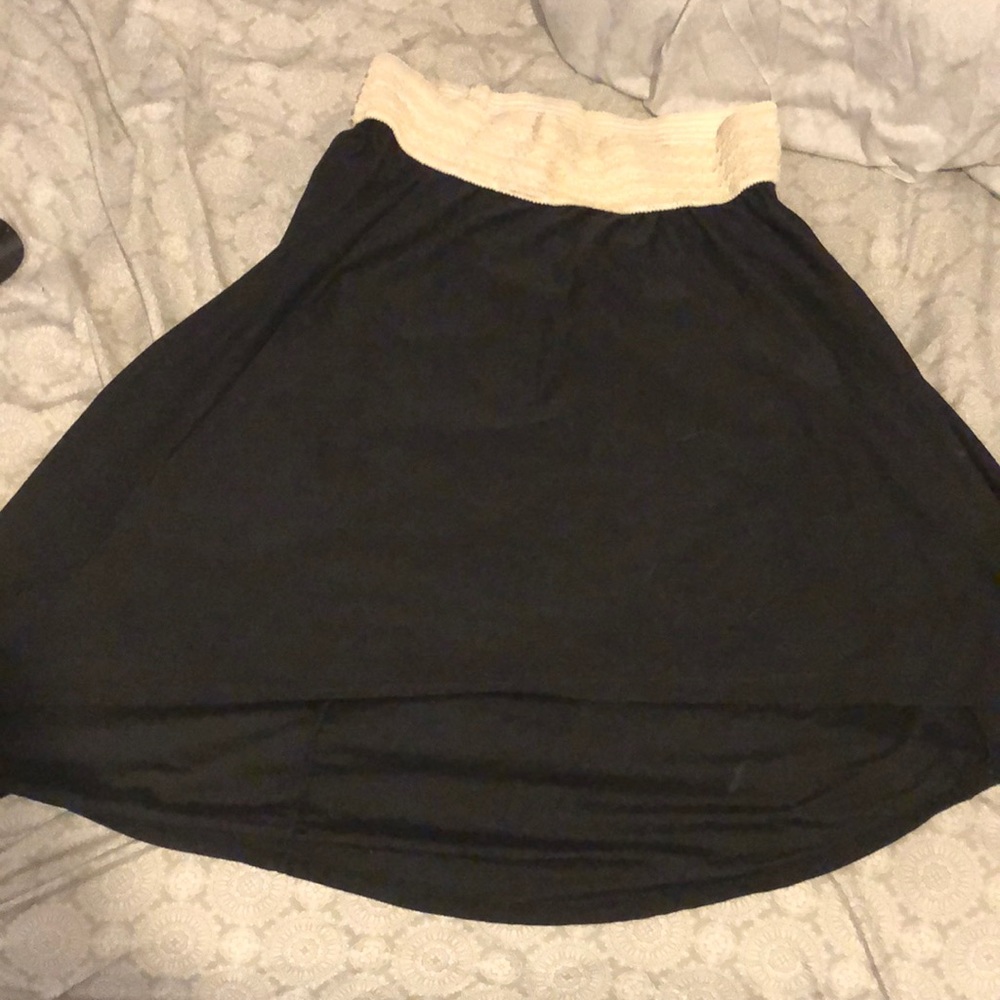 Simple asymmetrical skirt